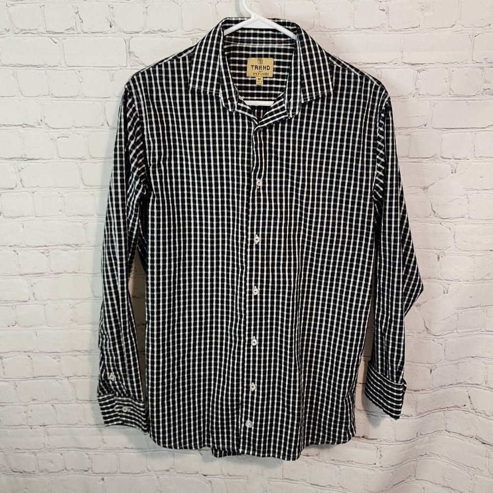 Men's "Trend" by F/X Fusion longsleeve button-down shirt, size Medium